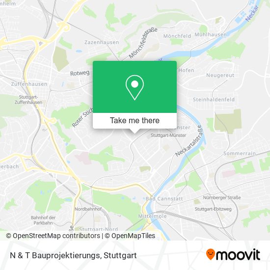 N & T Bauprojektierungs map
