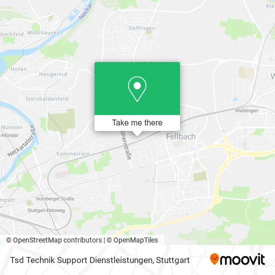 Карта Tsd Technik Support Dienstleistungen