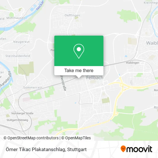 Карта Ömer Tikac Plakatanschlag