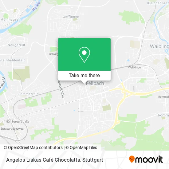 Карта Angelos Liakas Café Chocolatta