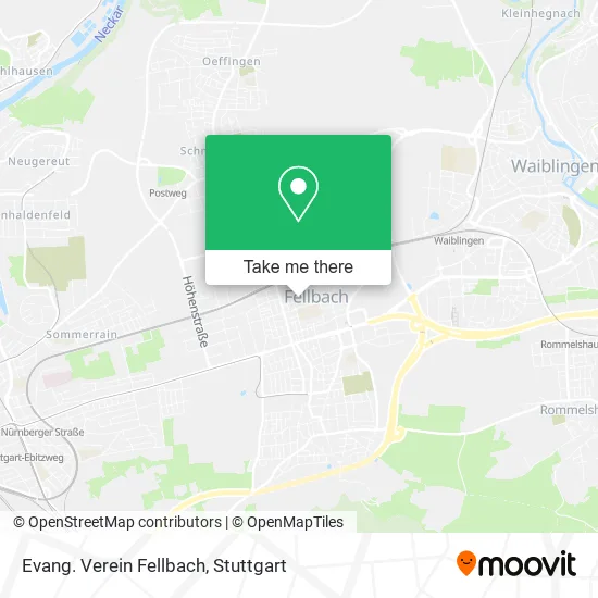 Карта Evang. Verein Fellbach
