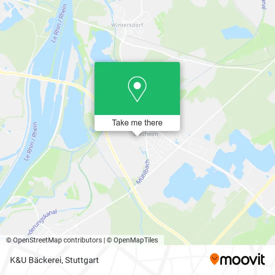 Карта K&U Bäckerei