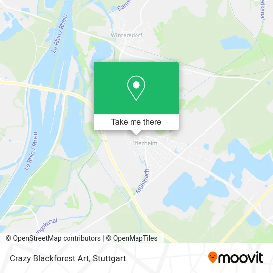 Карта Crazy Blackforest Art