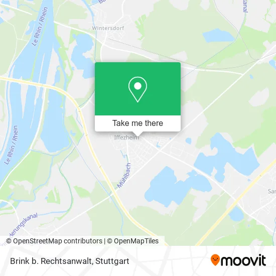 Карта Brink b. Rechtsanwalt