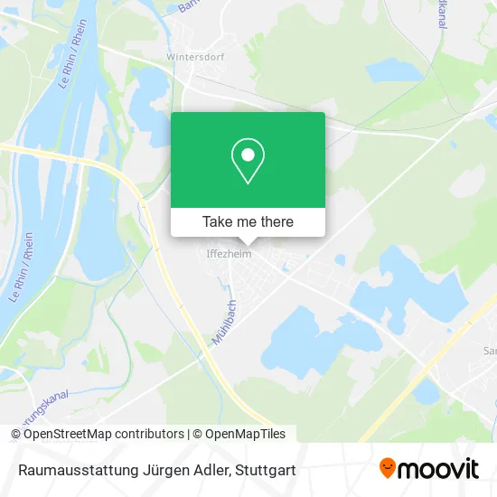 Карта Raumausstattung Jürgen Adler