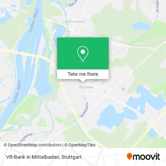 Карта VR-Bank in Mittelbaden