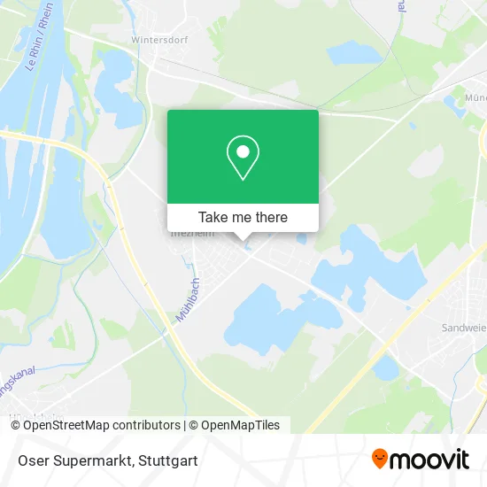 Карта Oser Supermarkt
