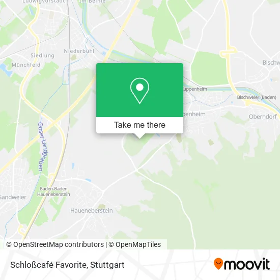 Карта Schloßcafé Favorite