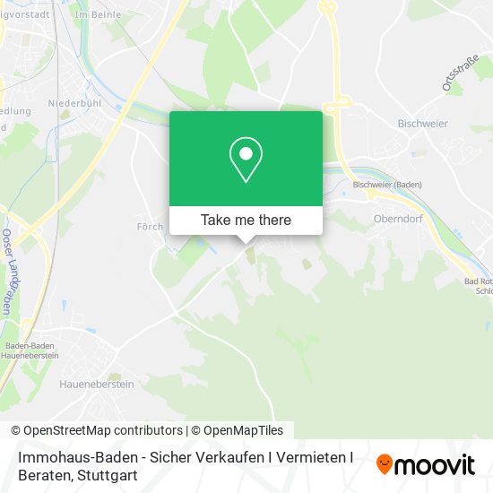 Карта Immohaus-Baden - Sicher Verkaufen I Vermieten I Beraten