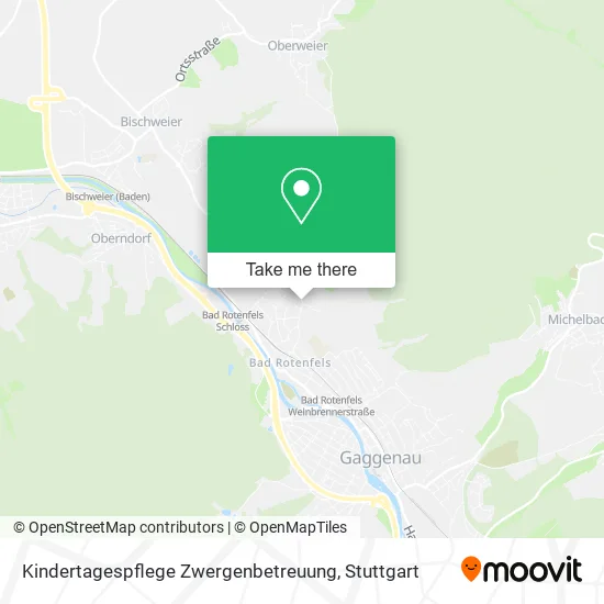 Карта Kindertagespflege Zwergenbetreuung