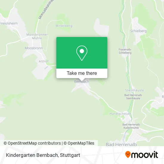 Kindergarten Bernbach map
