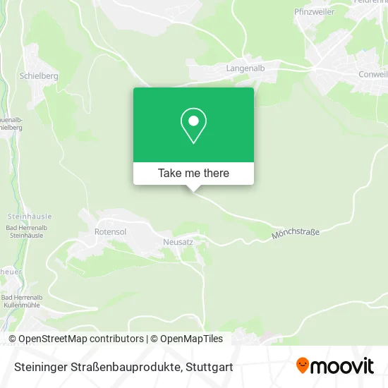 Карта Steininger Straßenbauprodukte