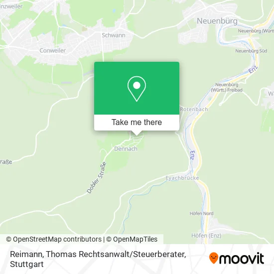 Карта Reimann, Thomas Rechtsanwalt / Steuerberater