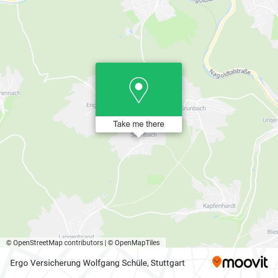 Ergo Versicherung Wolfgang Schüle map