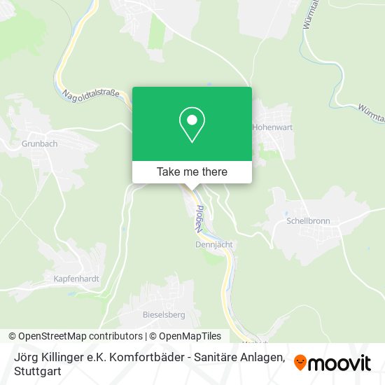Jörg Killinger e.K. Komfortbäder - Sanitäre Anlagen map