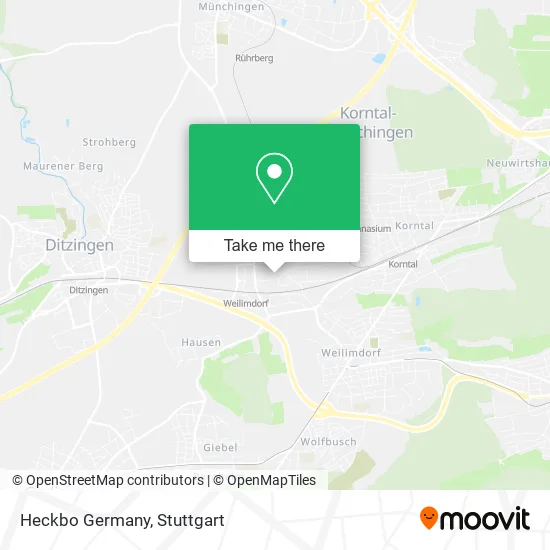 Карта Heckbo Germany