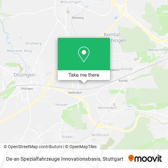 Карта De-an Spezialfahrzeuge Innovationsbasis