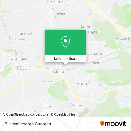 Карта Blindenfürsorge