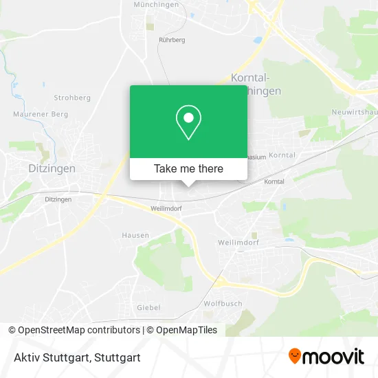 Карта Aktiv Stuttgart