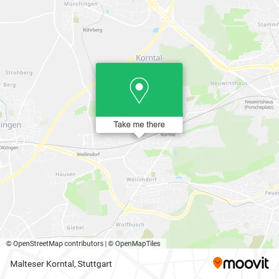 Карта Malteser Korntal