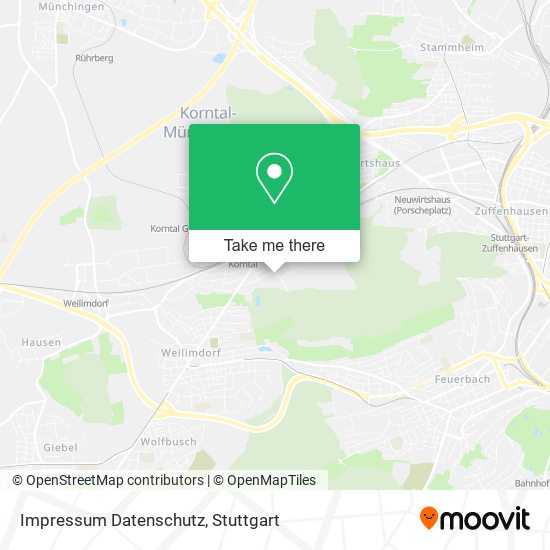 Impressum Datenschutz map