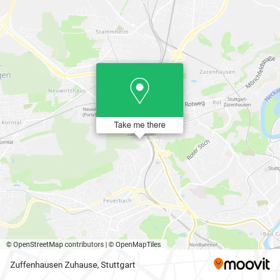 Карта Zuffenhausen Zuhause