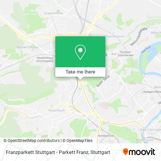 Карта Franzparkett Stuttgart - Parkett Franz