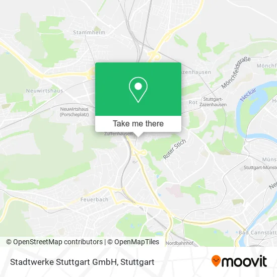 Карта Stadtwerke Stuttgart GmbH