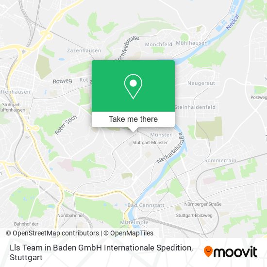 Карта Lls Team in Baden GmbH Internationale Spedition