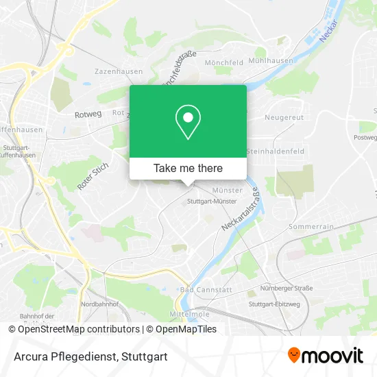 Карта Arcura Pflegedienst