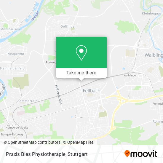 Praxis Bies Physiotherapie map