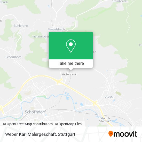 Weber Karl Malergeschäft map