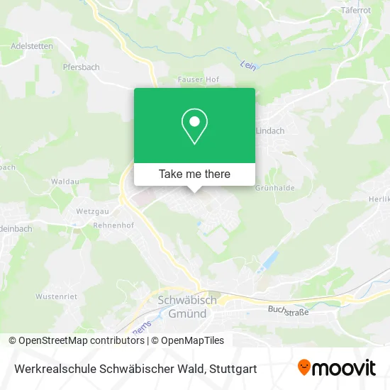 Карта Werkrealschule Schwäbischer Wald