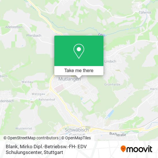 Blank, Mirko Dipl.-Betriebsw.-FH- EDV Schulungscenter map