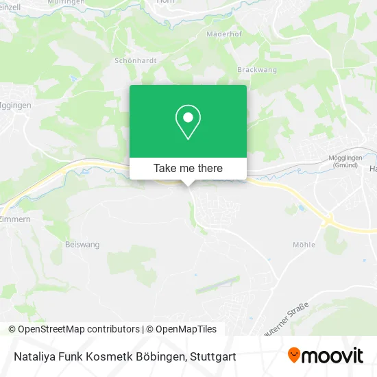 Карта Nataliya Funk Kosmetk Böbingen
