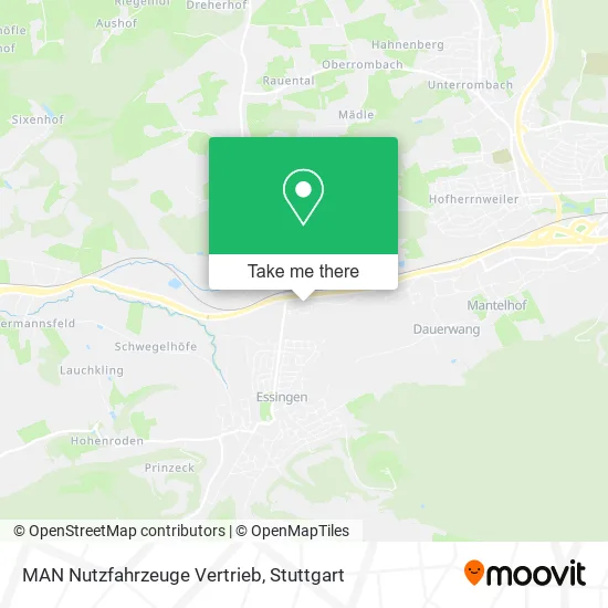 Карта MAN Nutzfahrzeuge Vertrieb