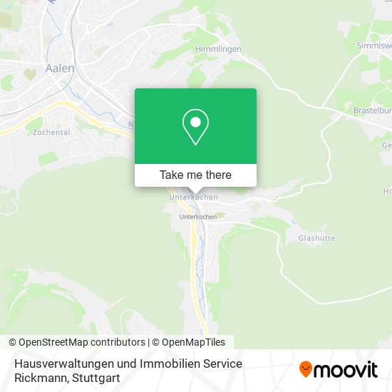 Hausverwaltungen und Immobilien Service Rickmann map