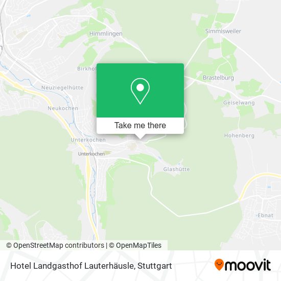 Карта Hotel Landgasthof Lauterhäusle