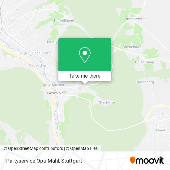 Partyservice Opti Mahl map