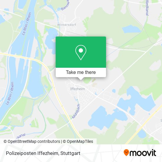 Карта Polizeiposten Iffezheim