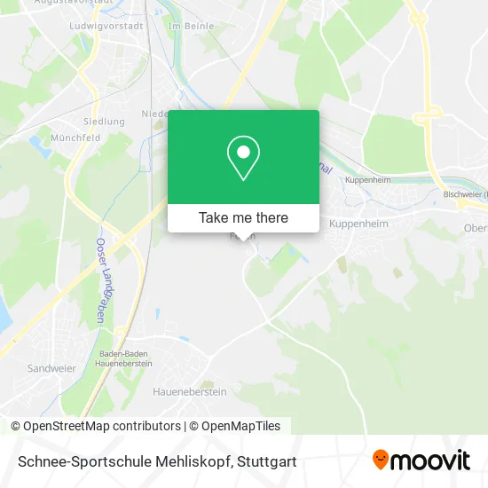 Schnee-Sportschule Mehliskopf map