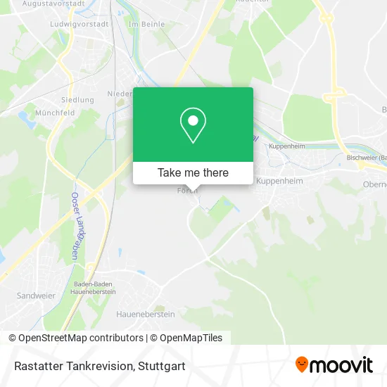 Карта Rastatter Tankrevision