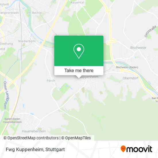 Карта Fwg Kuppenheim