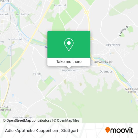 Adler-Apotheke Kuppenheim map