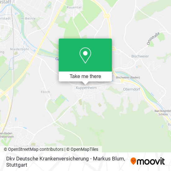 Dkv Deutsche Krankenversicherung - Markus Blum map