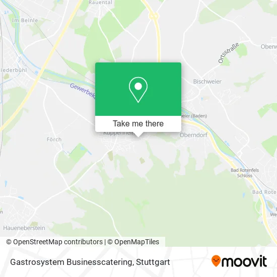 Карта Gastrosystem Businesscatering