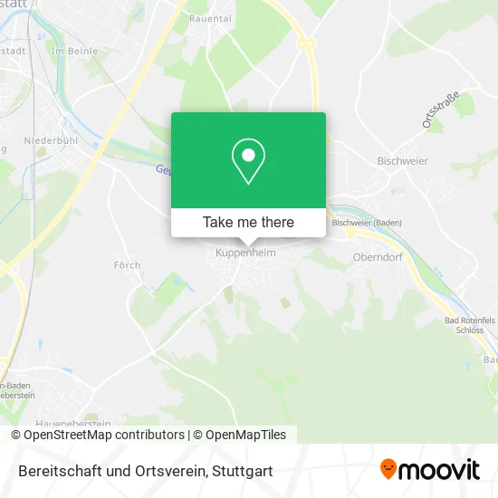 Bereitschaft und Ortsverein map