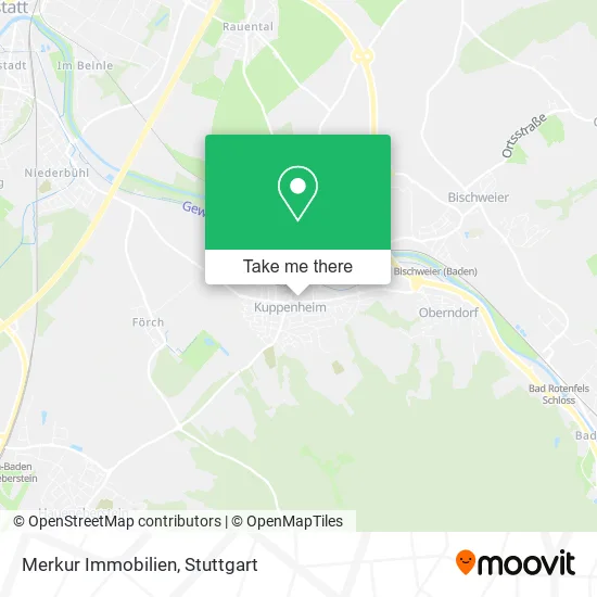 Карта Merkur Immobilien