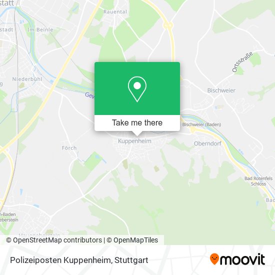 Polizeiposten Kuppenheim map