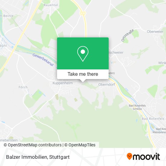 Balzer Immobilien map